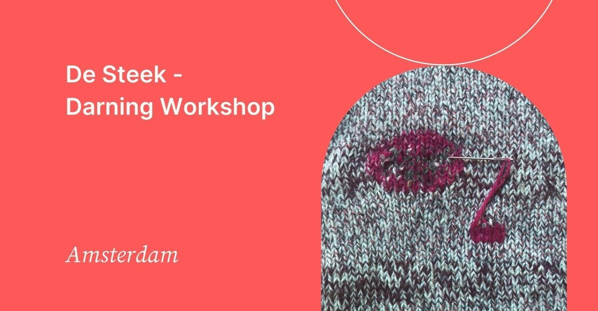 De Steek Amsterdam DIY darning workshop COSH