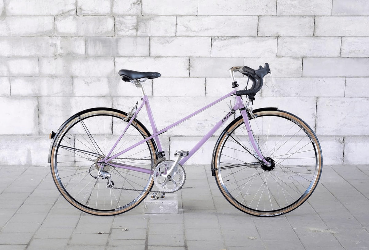 Erts Cycles Antwerp upcycled bike pink 2 store cosh