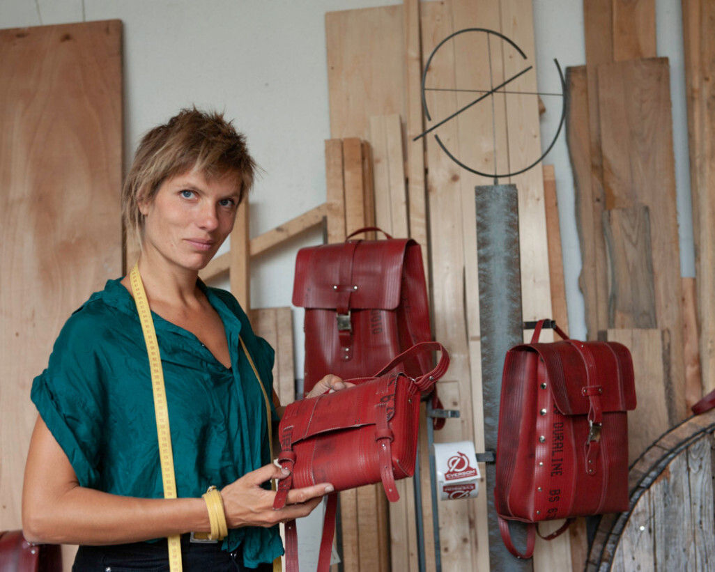 Eversom Rotterdam sustainable bags from fire hoses COSH