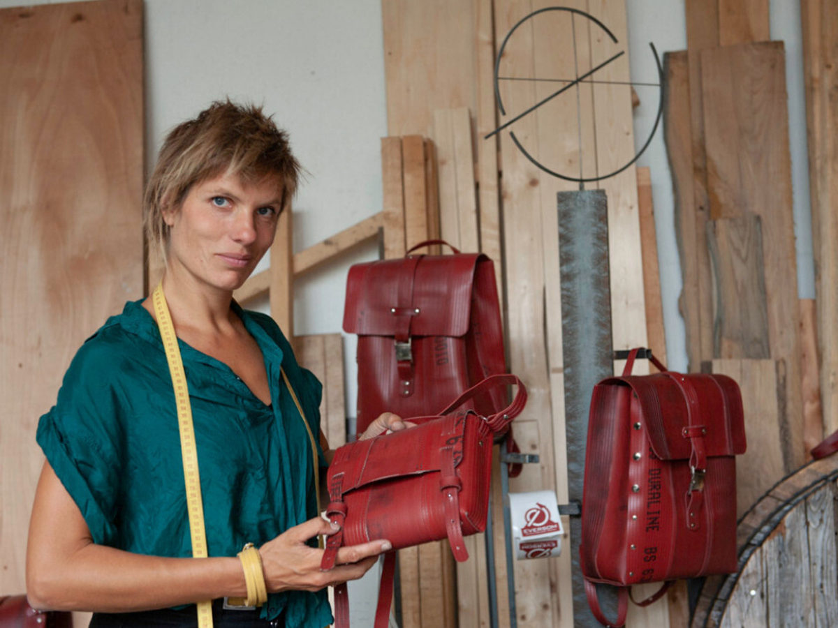 Eversom Rotterdam sustainable bags from fire hoses COSH