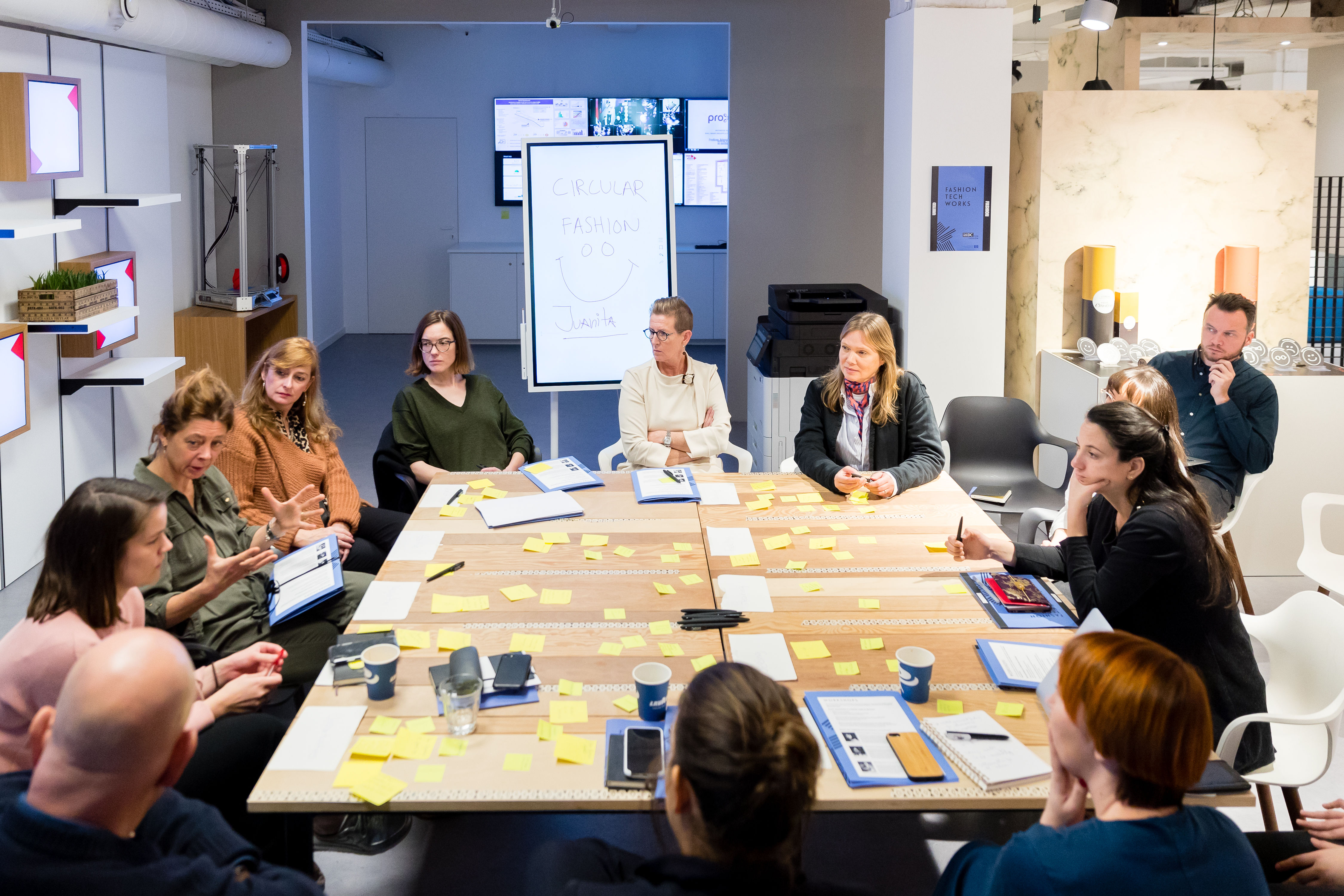 FLANDERS DC FASHION TALKS DAY Fashion Tech Works EU Accelerator 1124 workshop circular fashion