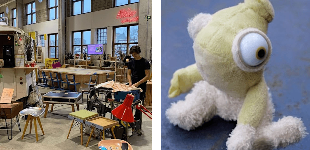 Image Atelier by Kringwinkel Knotsgekke knuffel mutant
