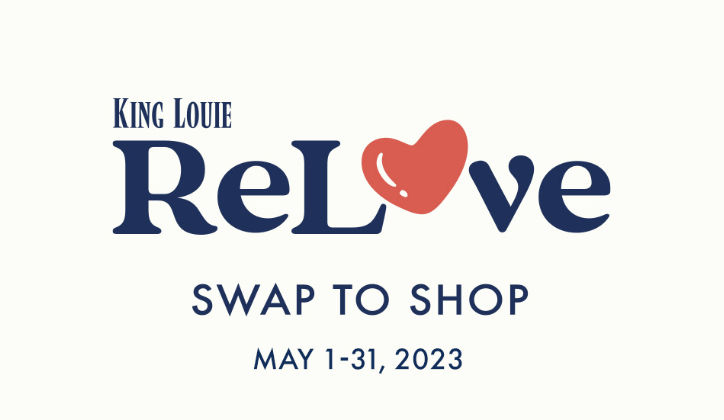 King Louie Relove Swap to Shop event COSH