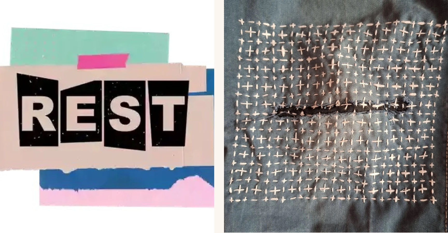 Rest workshop sashiko visible mending mortsel event cosh
