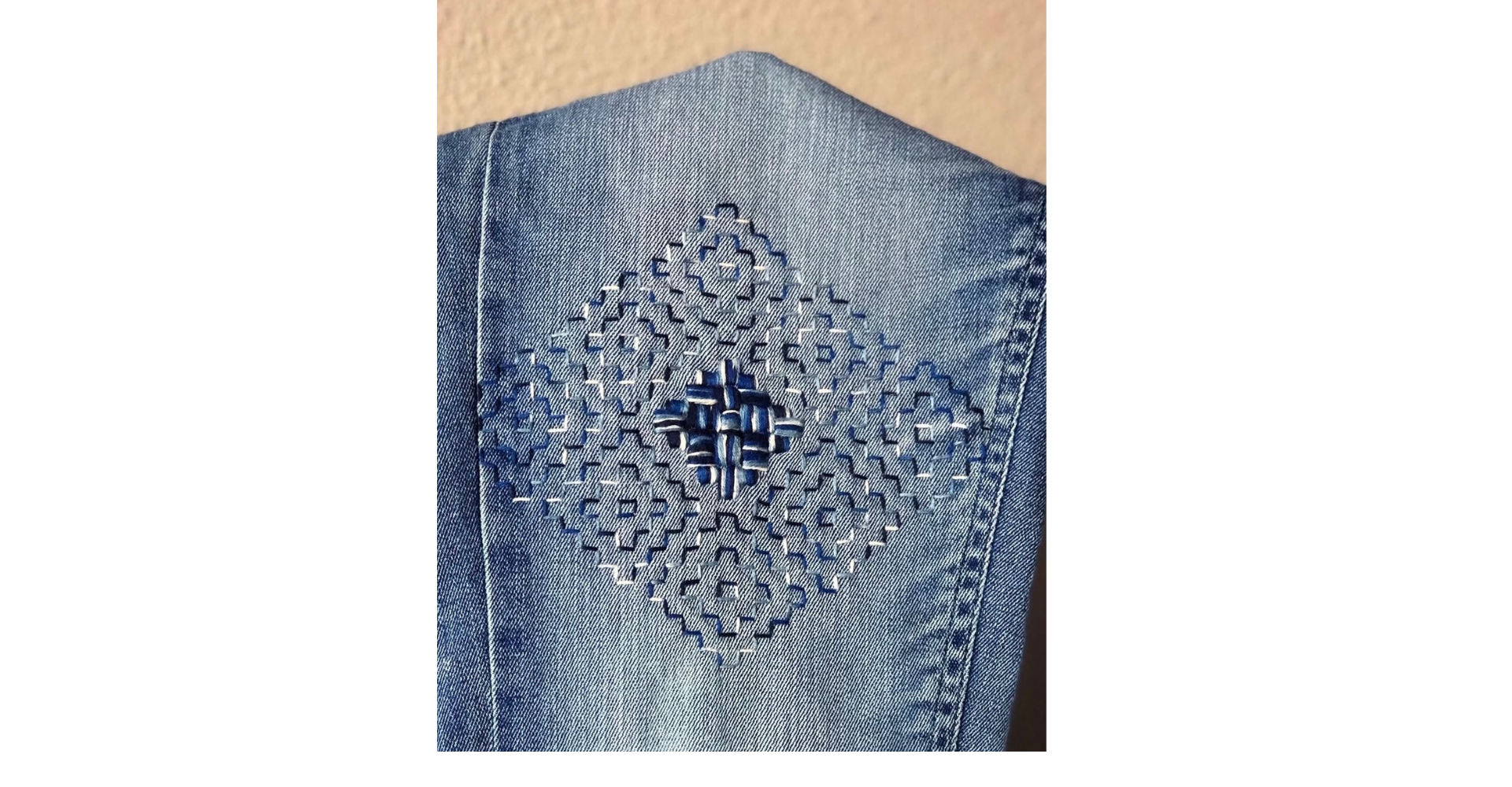 Sashiko embroidery