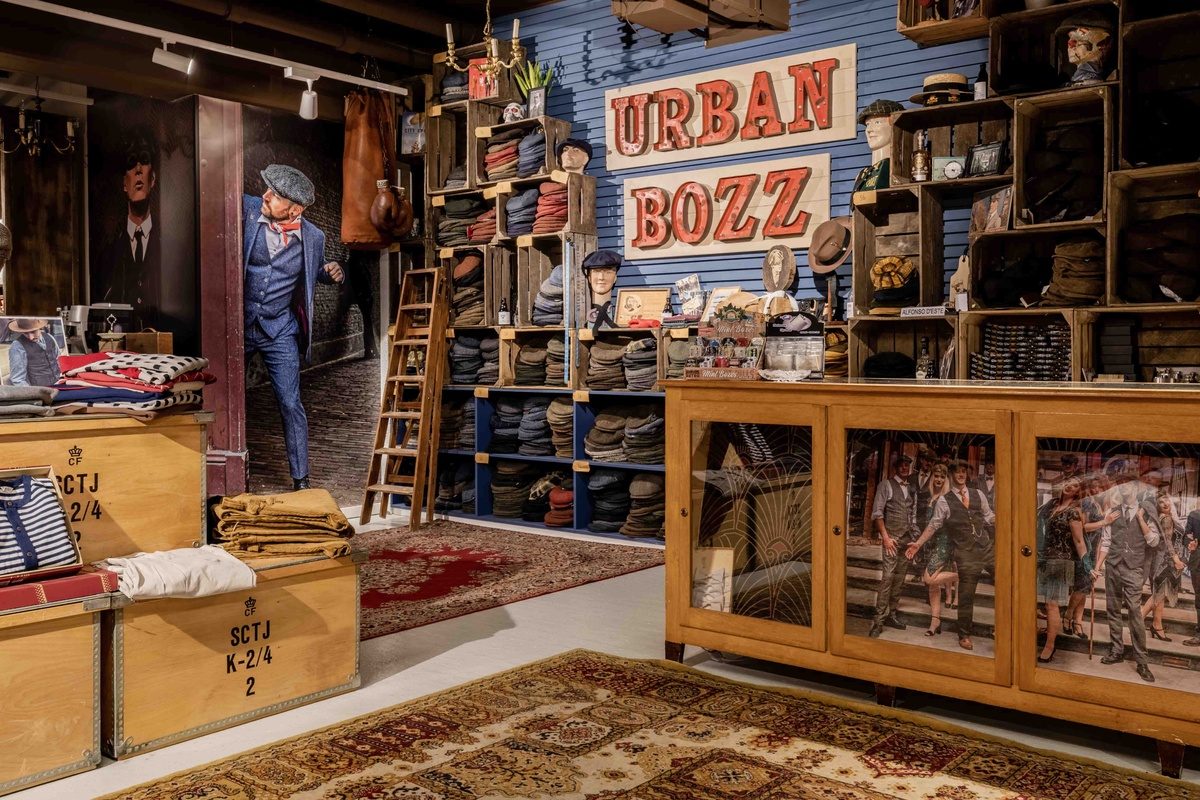 Urban Bozz Breda vintage inspired fashion for men and women store interior 4 COSH