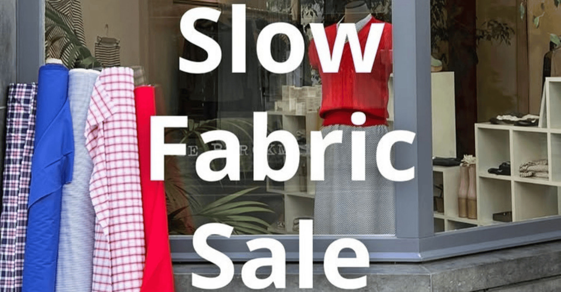 Valerie Berckmans slow fabrics sale event cosh