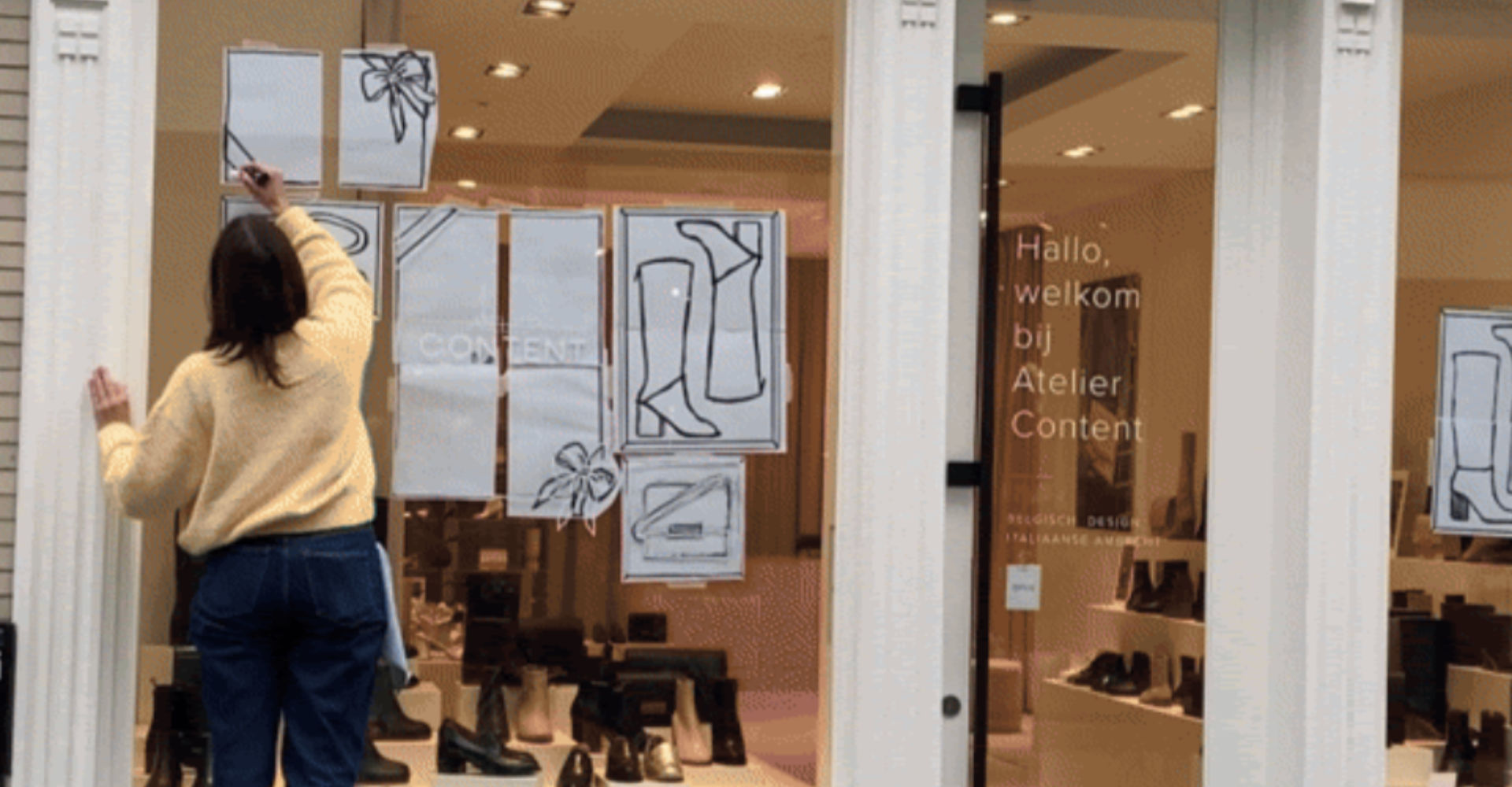 Event atelier content one year celebration shop Antwerp cosh