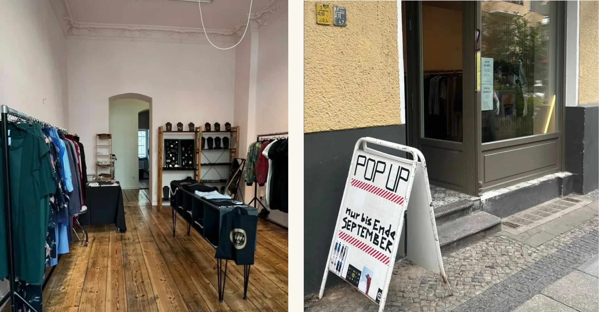 Event format wara designs pop up opening berlin cosh
