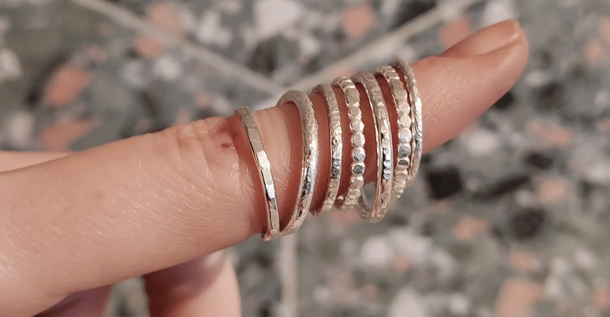 Fien demunck gent workshop zilveren ringen