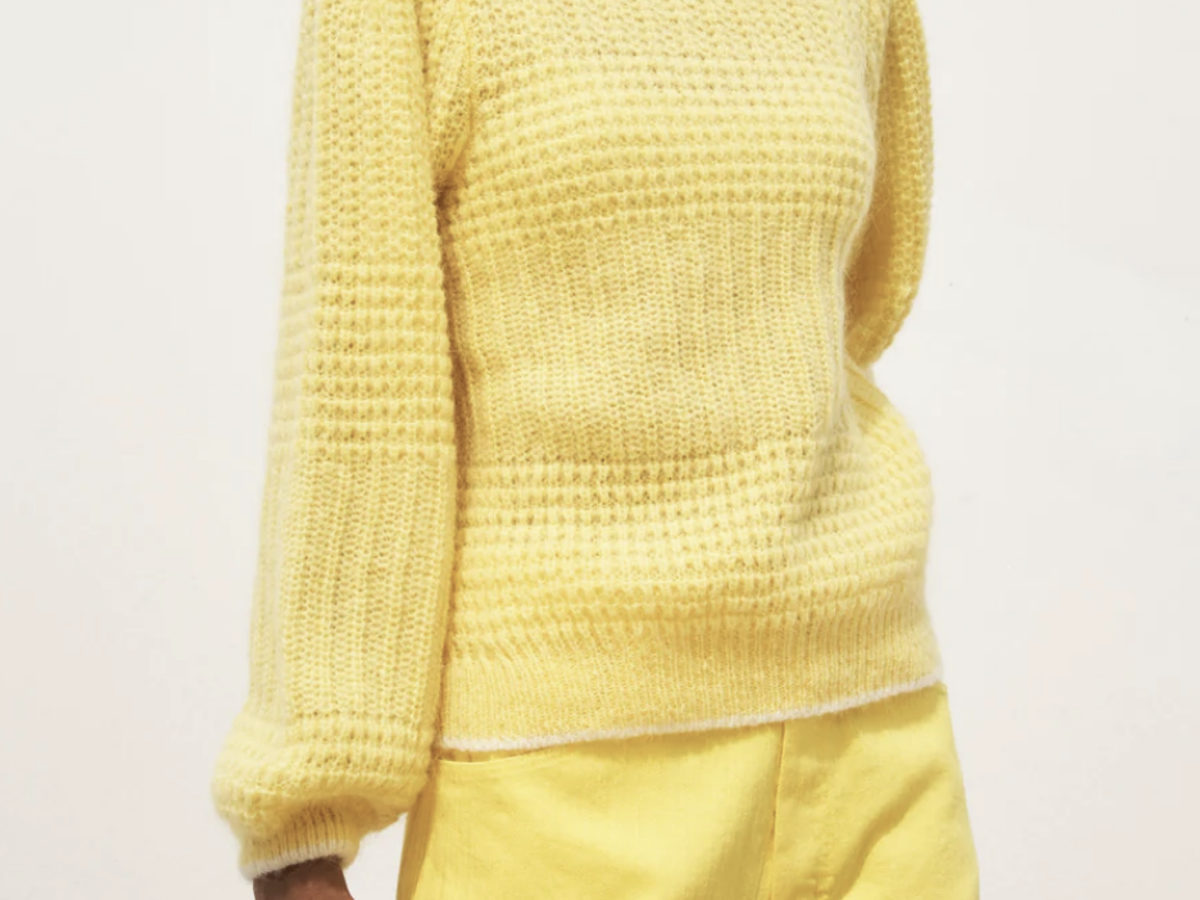 Gloria gloria knitwear yellow brand COSH