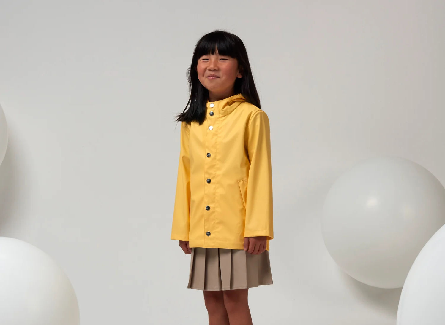 Gosoaky yellow rain jacket girl COSH brand