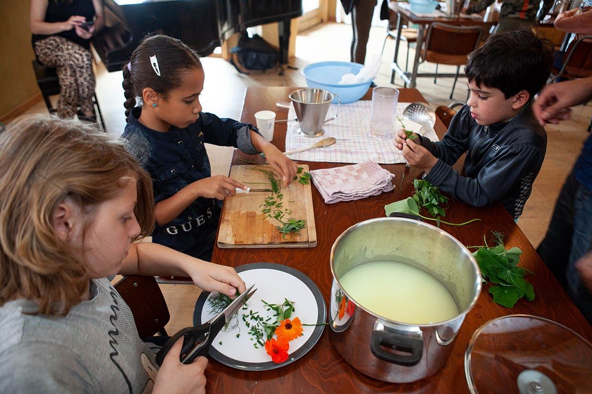 Kaasmaken kruiden snijden sm