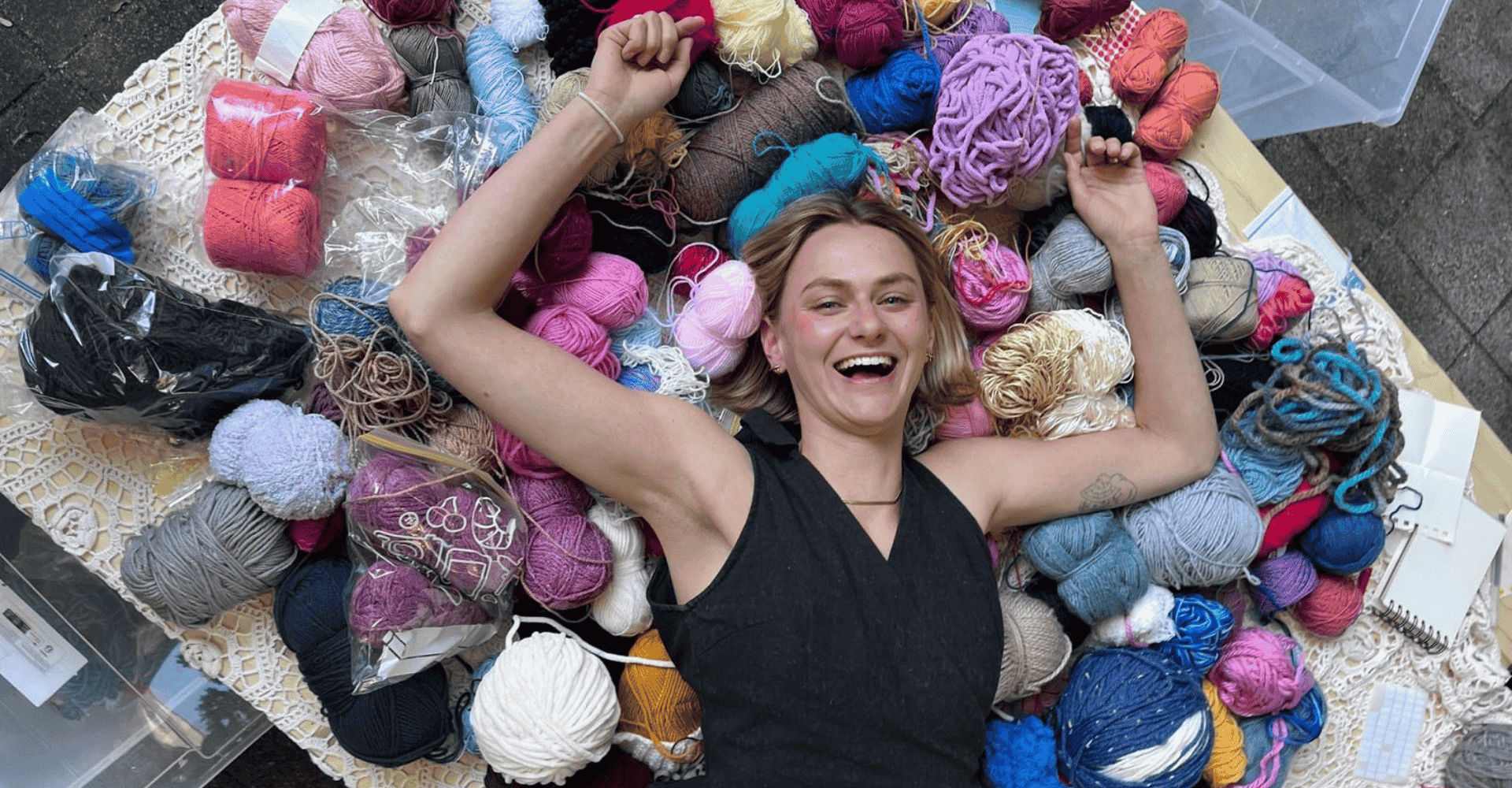 Knits notes yarn swap amsterdam event cosh