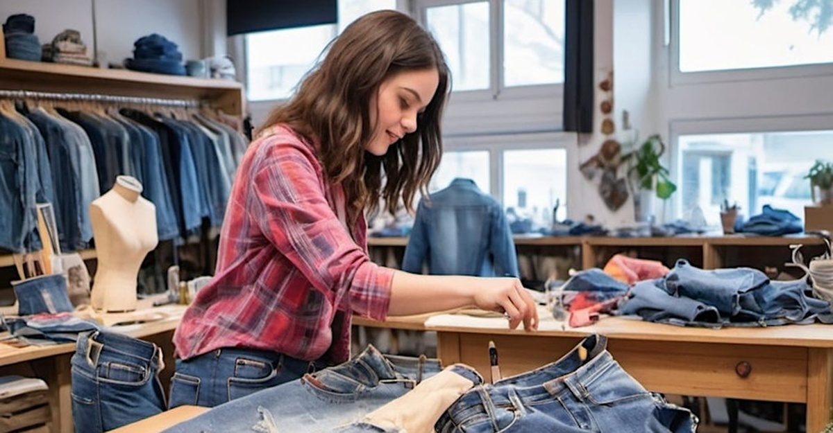 Kringwinkel t rad seafront workshop upcycling jeans