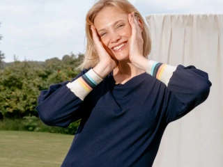 Natacha cadonici rainbow sweater COSH brand