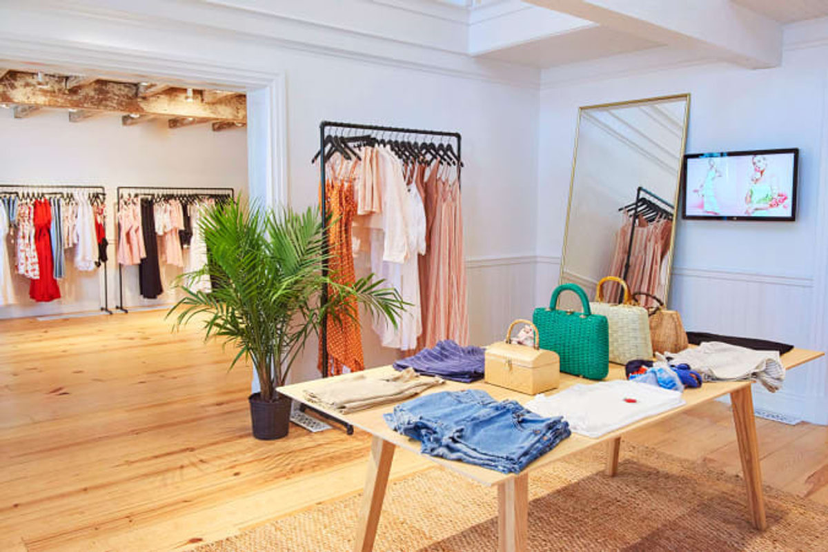 Reformation hamptons store sustainable fashion hamptons