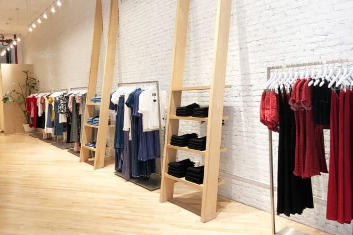 Reformation soho store new york sustainable fashion