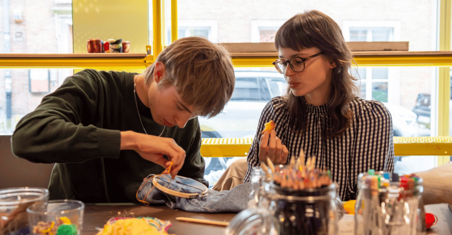 Studio stik workshop upcycling event cosh png