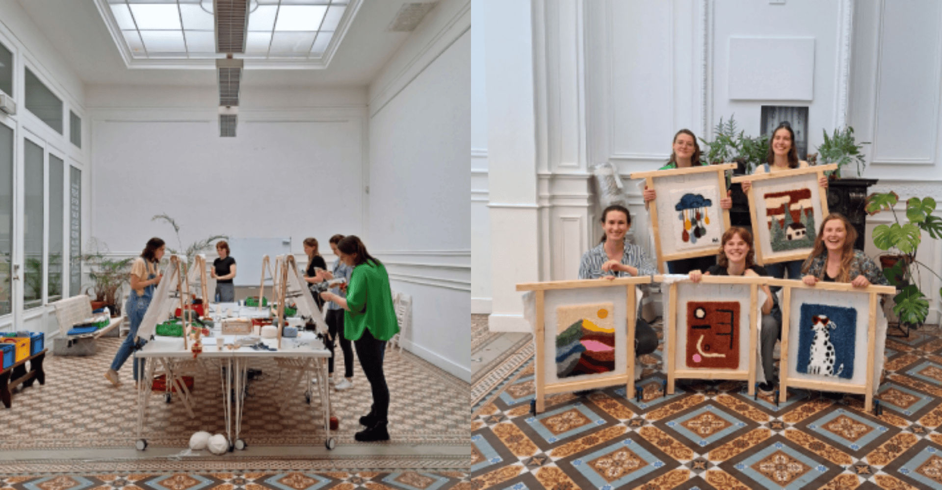 Tapis plain tufting workshop cosh 3