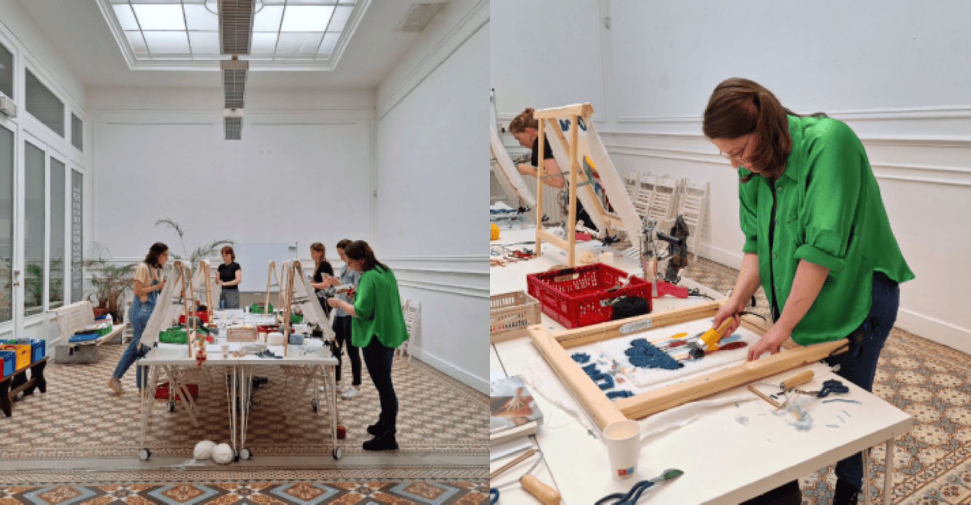 Tapis plain tufting workshop event cosh 2