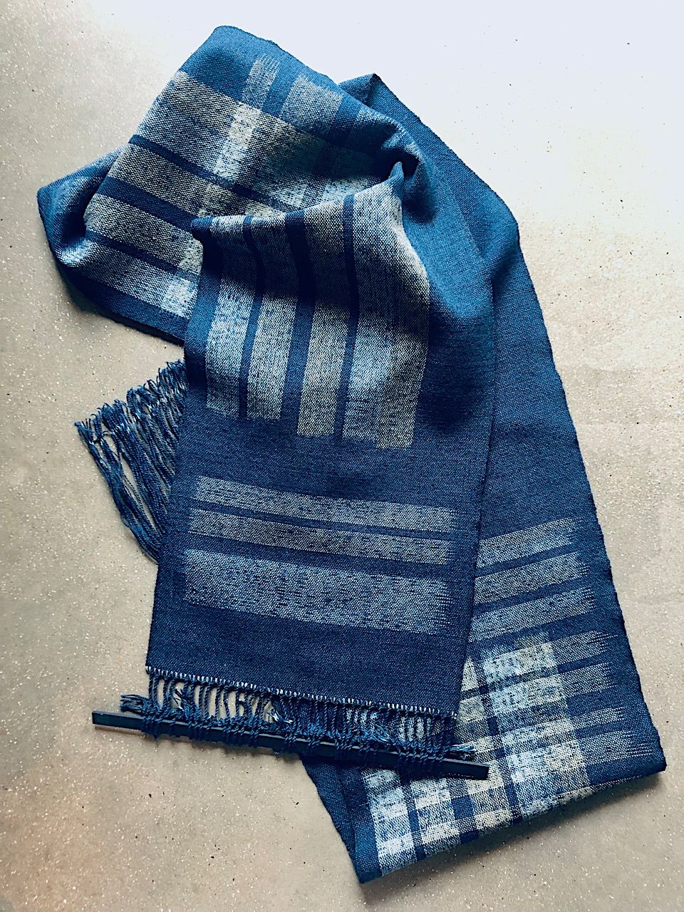 Weevn blue scarf 2 COSH