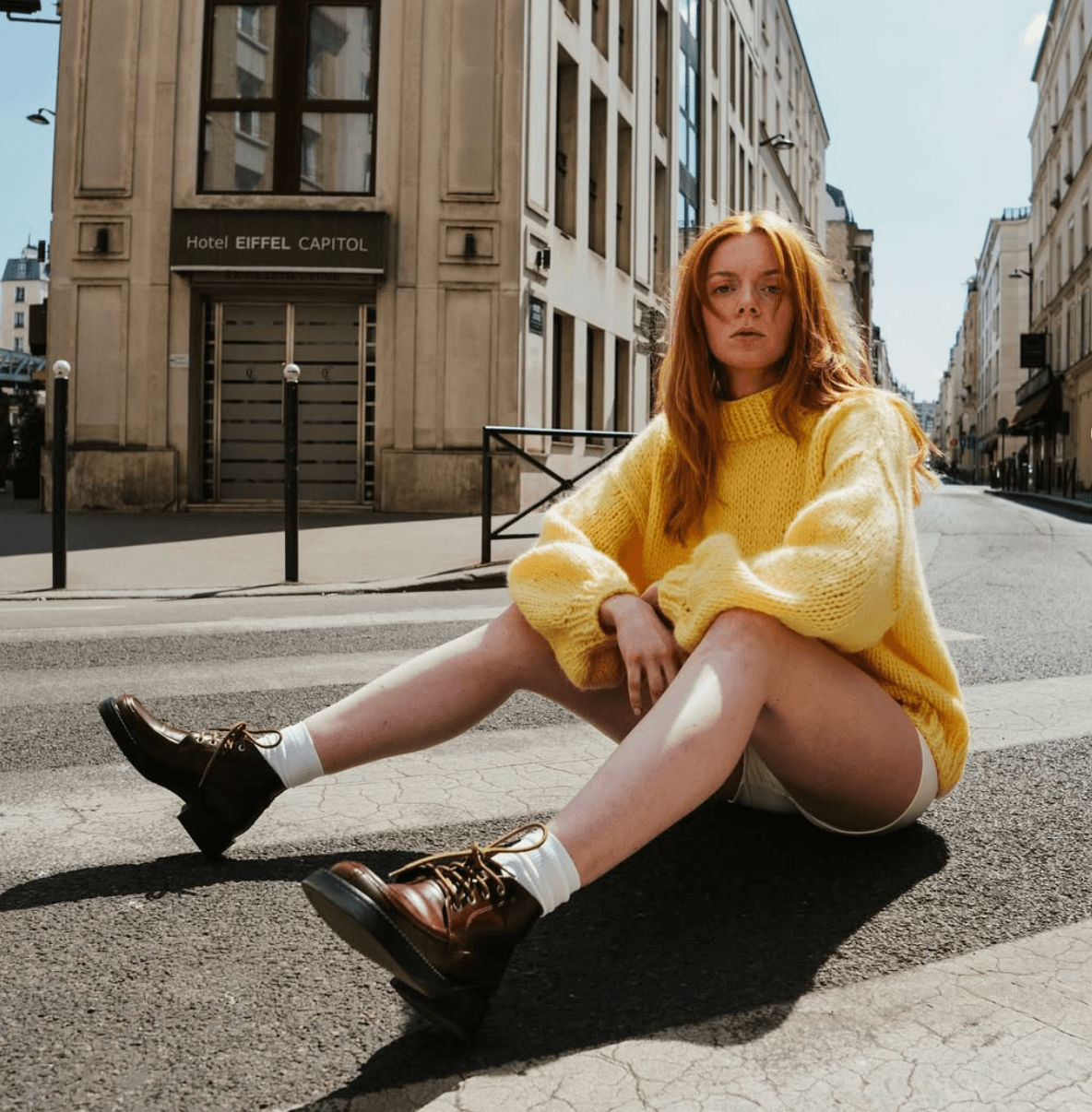 Yan the brand antwerp yellow sweater store cosh