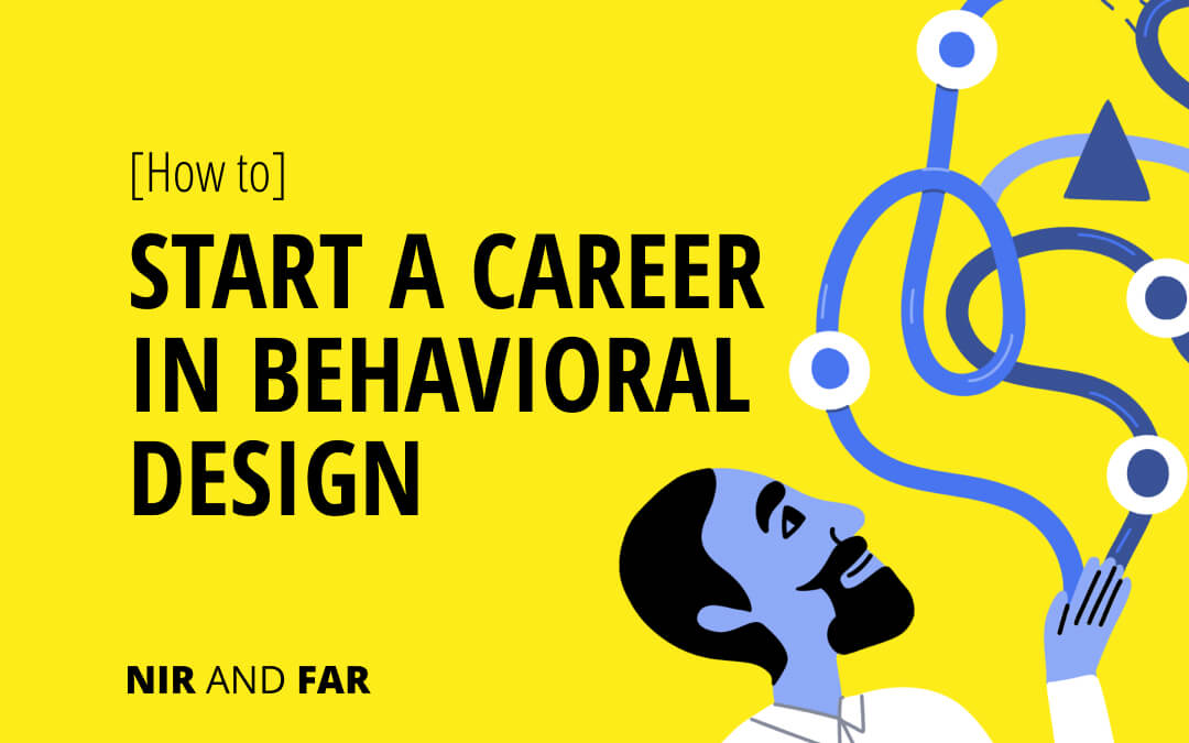 start-career-in-behavioral-design-cover Man considering different career paths in behavioral design