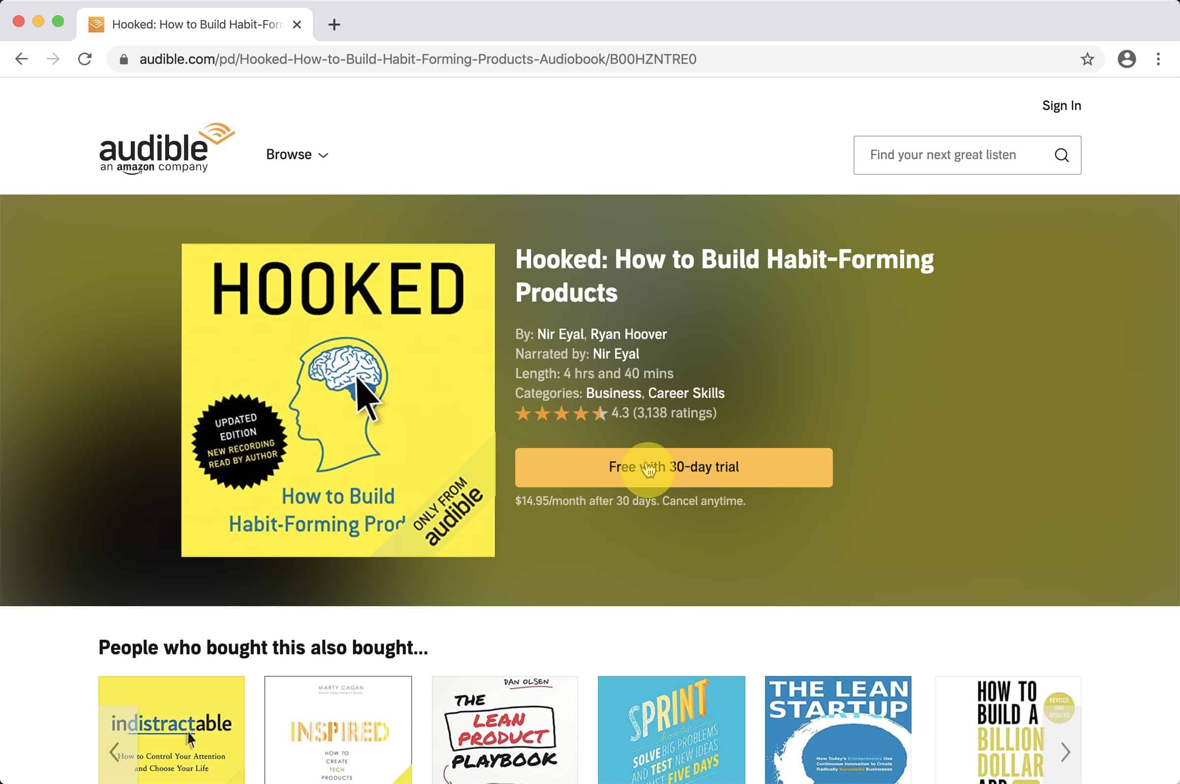 Audible Promotion