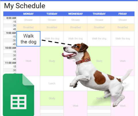 Free Schedule Maker: Use My Google Sheet Template