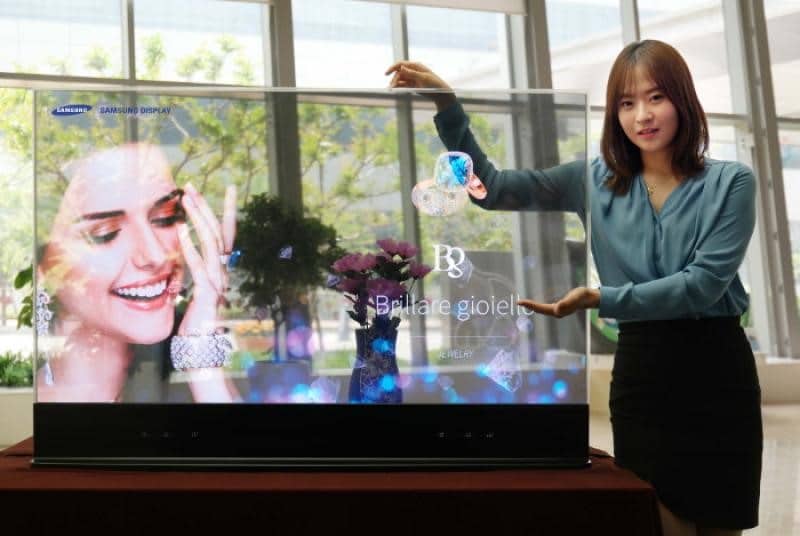 LG Transparent OLED TV