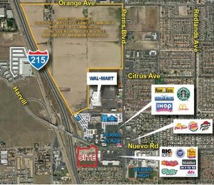 Photo of SEQ Nuevo Rd. and I-215 Freeway