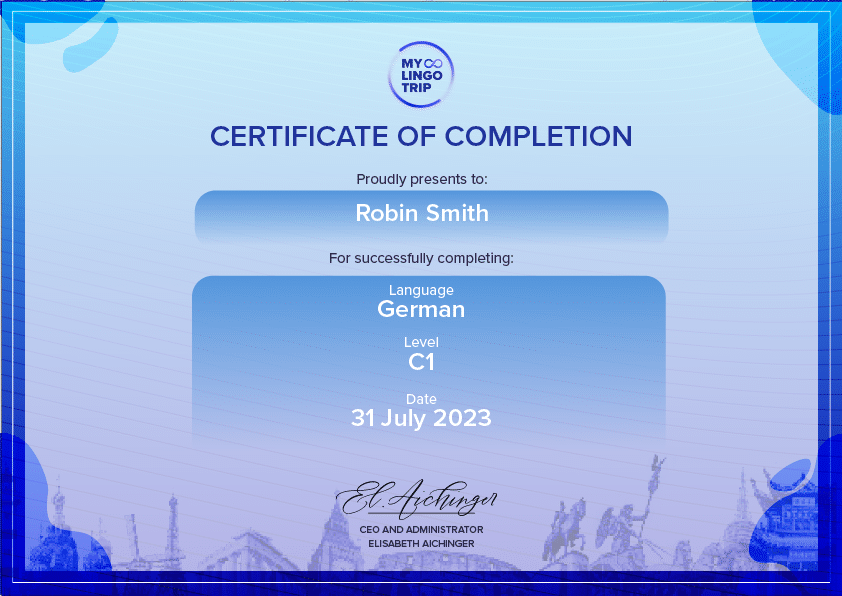 Completion Certificate