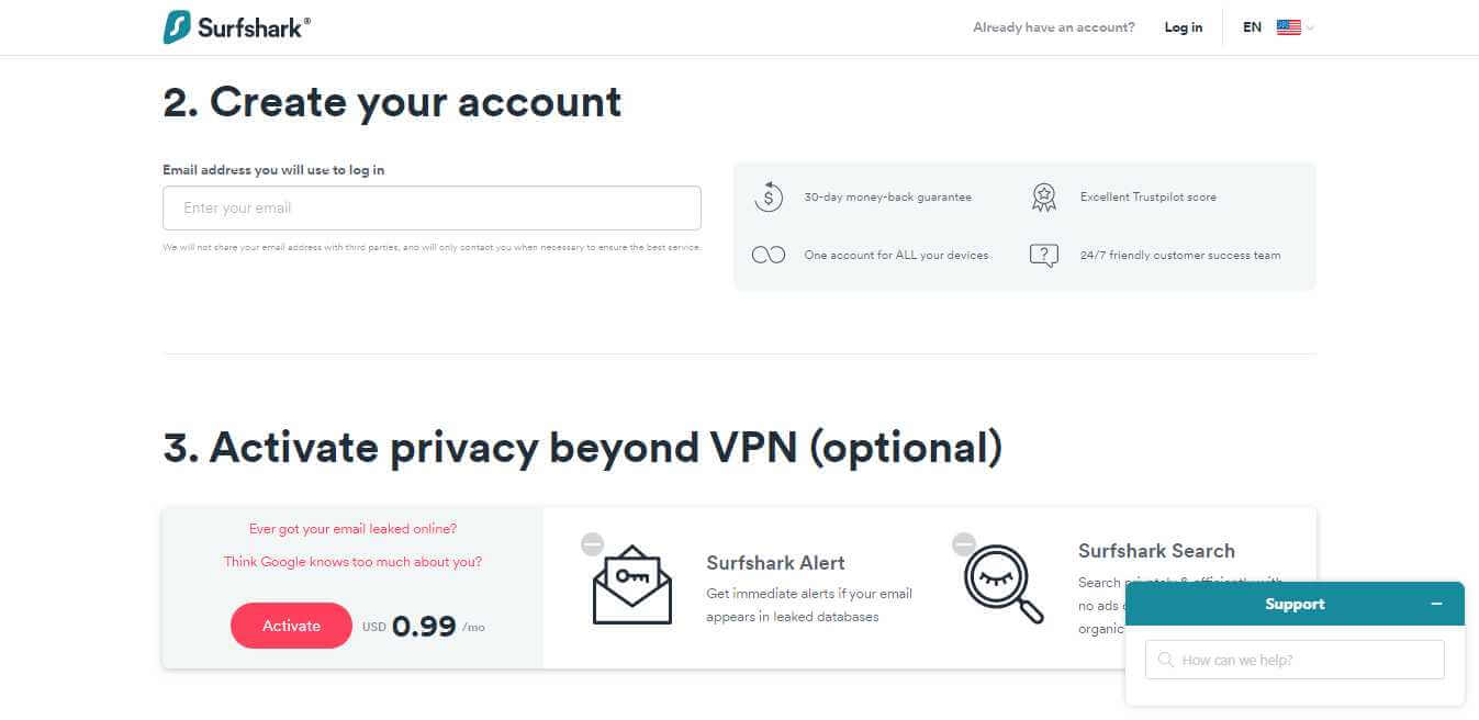 surfshark vpn premium account 2021