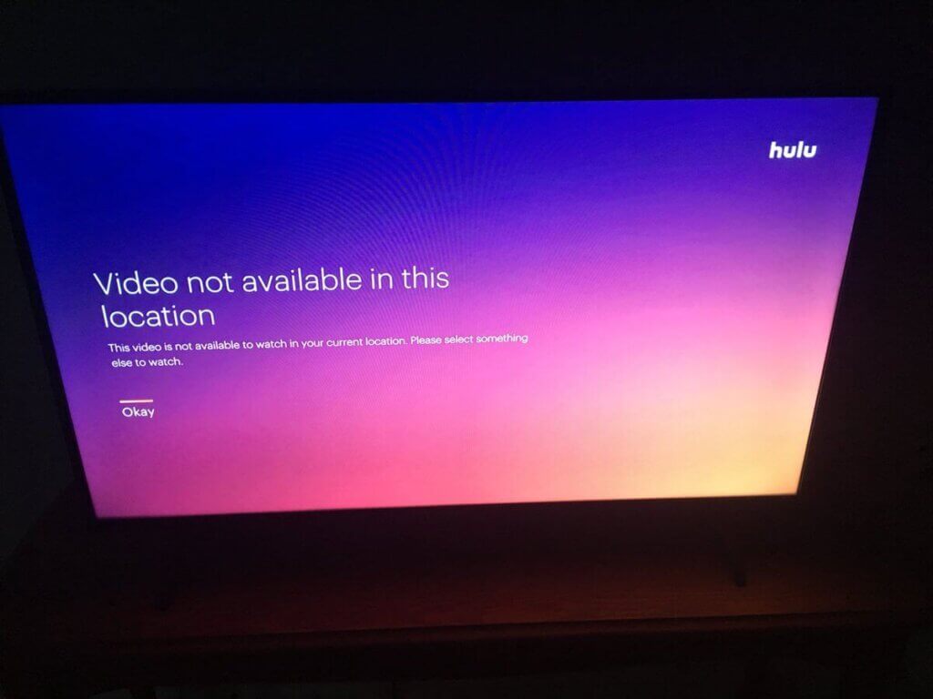 How to Fix “Video Not Available in This Location” Hulu Error