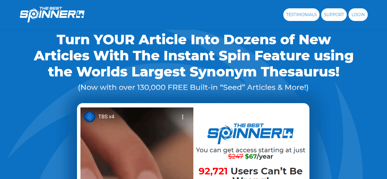 the best spinner 4 paraphrasing tool