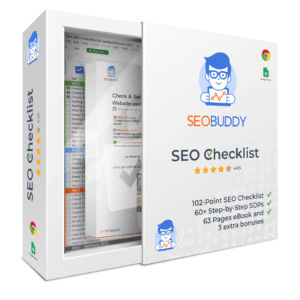 seo buddy checklist