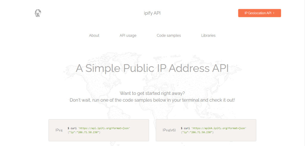 Ip Geolocation Api Documentation – PJLM