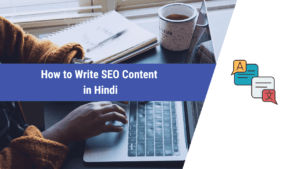 how to write seo content in hindi