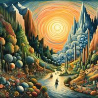 Cover of A journey to the centre of the earth