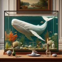 Cover of Moby Dick told by an old sailor