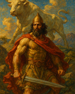 Cover of Gilgamesh in the style of LOTR