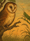 Cover of The owl and the grasshopper
