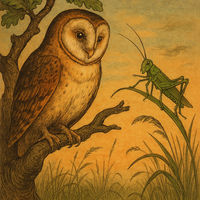 Cover of The owl and the grasshopper