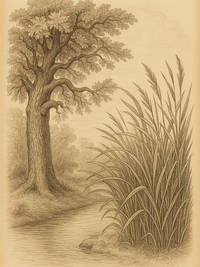 Cover of The oak and the reeds