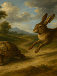 Cover of The tortoise and the hare
