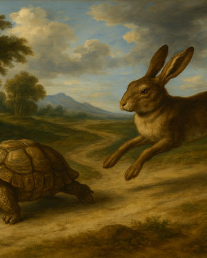 Cover of The tortoise and the hare