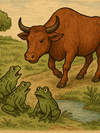 Cover of The frogs and the ox