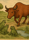 Cover of The frogs and the ox