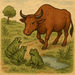 The frogs and the ox